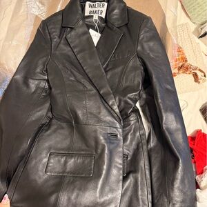 Walter Baker Mia Leather Blazer